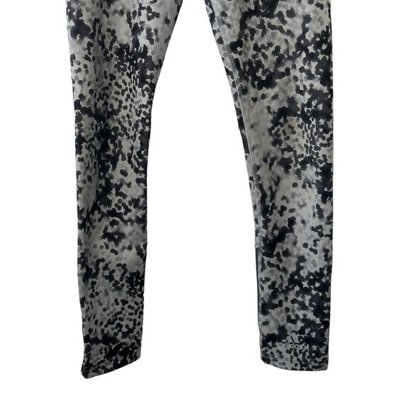 Adidas TechFit Medium Compression Climalite Gray & Black Print Leggings XS 4-6 - Picture 8 of 8